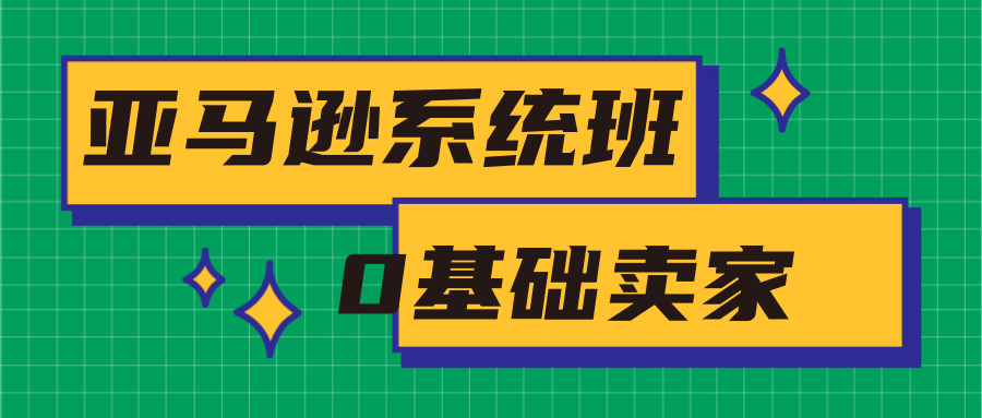 亚马逊系统班，专为0基础卖家量身打造，亚马逊运营流程与架构-致富资源库