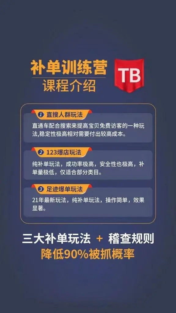 数据蛇淘宝2021最新三大补单玩法+稽查规则,降低90%被抓概率-致富资源库