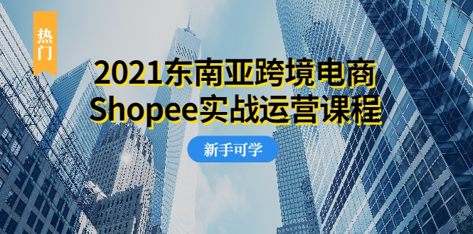 2021东南亚跨境电商Shopee实战运营课程，0基础、0经验、0投资的副业项目-致富资源库