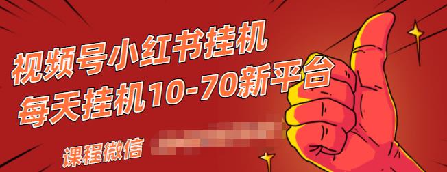 视频号小红书抖音挂机项目,小白无脑操作,按照要求来,单号每天几十米-致富资源库