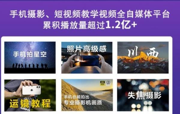 2022玩转手机影像全系课,零基础的小白也能进阶成为手机摄影专业人士-致富资源库