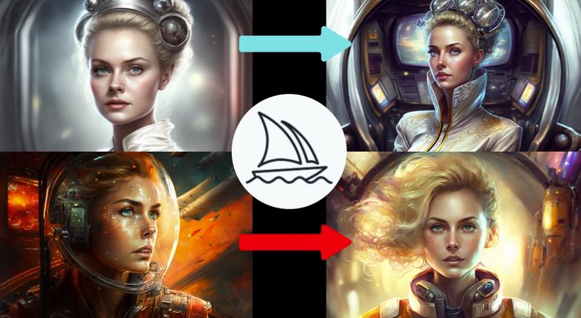 Midjourney V4实现连续性的人物创作：漫画，故事，动画操作教程参数设置-致富资源库