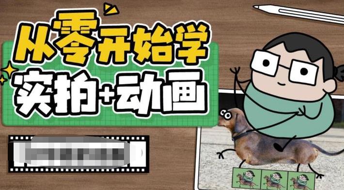 从零开始学实拍加动画,实拍加动画创意教程-致富资源库