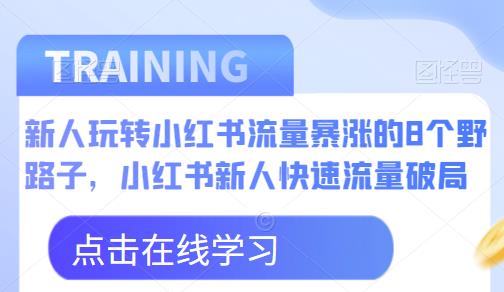 新人玩转小红书流量暴涨的8个野路子，小红书新人快速流量破局-致富资源库