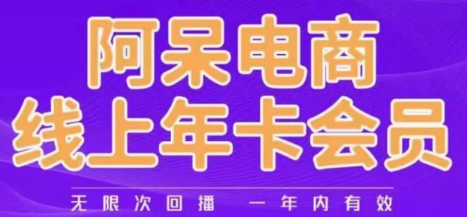 阿呆电商线上年会员，阿呆电商干货分享（更新中）-致富资源库