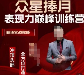 众星捧月表现力巅峰训练营，全方位打造，陪练实战赋能-致富资源库