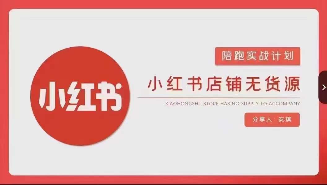 安琪-小红书店铺无货源实战,开店到售后全流程操作-致富资源库