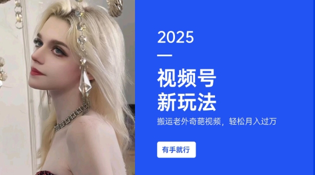 搬运老外奇葩视频，撸视频号分成计划收益，每天只需一小时，新手小白轻松月入过W-致富资源库