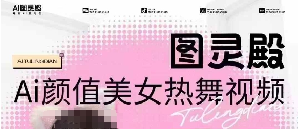 全网首发，原价988图灵殿AI颜值美女热舞视频，云端生图，轻松过原创-致富资源库