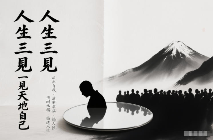 人生三见一见天地见众生见自己，活出自我拥有清晰幸福人生，搞透人性-致富资源库