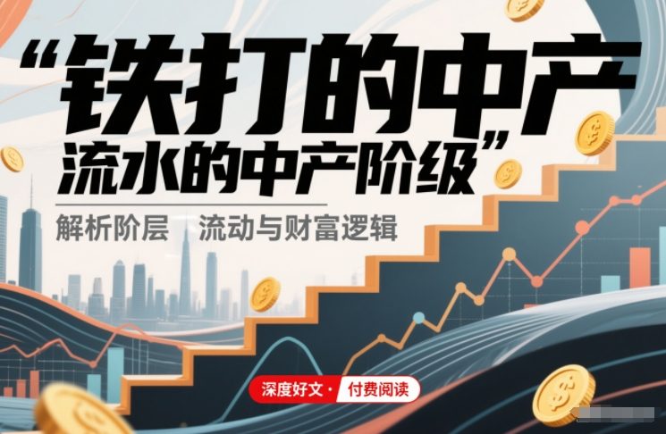 付费文章：铁打的中产，流水的中产阶级-致富资源库