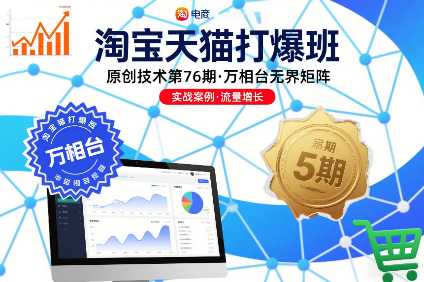 淘宝天猫打爆班原创技术第76期，万相台无界矩阵-致富资源库