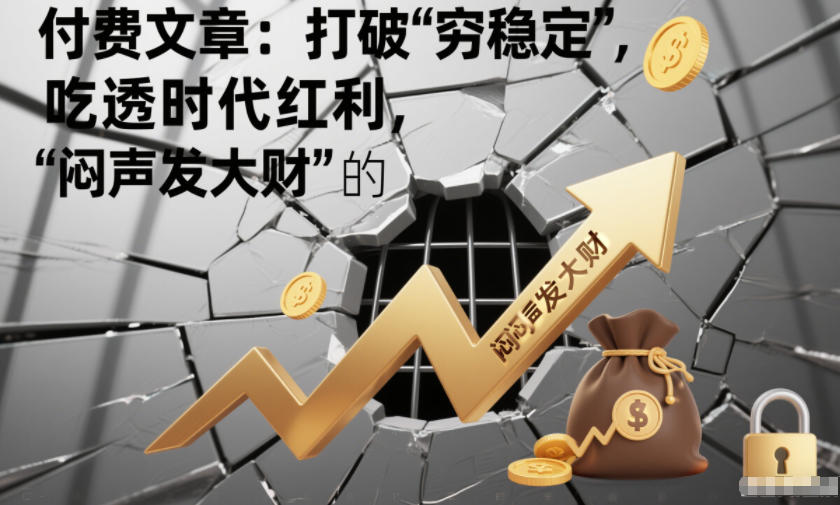 付费文章：打破“穷稳定”，吃透时代红利，“闷声发大财”的终极真谛-致富资源库