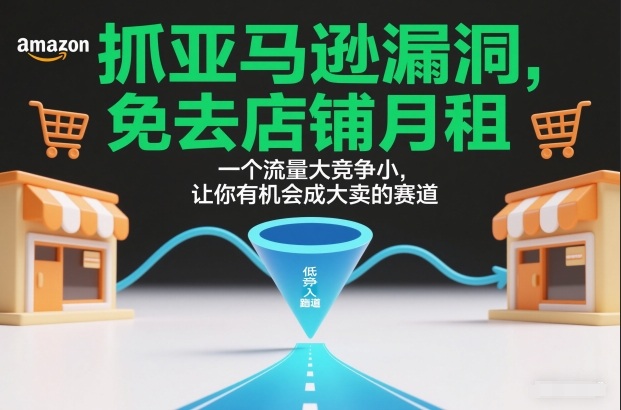 抓亚马逊漏洞，免去店铺月租，一个流量大竞争小，让你有机会成大卖的赛道-致富资源库