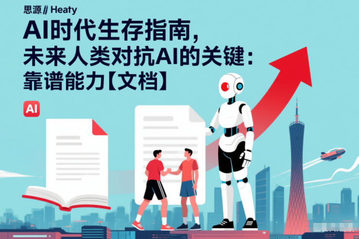 AI时代生存指南，未来人类对抗AI的关键：靠谱能力【文档】-致富资源库