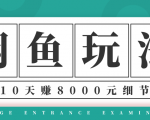 龟课·闲鱼项目玩法实战班第12期，操作10天左右利润有8000元细节玩法-致富资源库