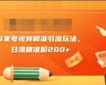 黄岛主引流课:百家号视频精准引流玩法,日涨精准粉200+-致富资源库