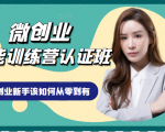 微创业全能训练营认证班课程,从理论知识与实际案例手把手指导创业新手如何从零到有-致富资源库