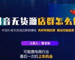 蟹老板·抖音无货源店群怎么做,吊打市面一大片《抖音无货源店群》的课程-致富资源库
