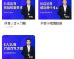 湛北·抖音小店入门进阶高阶合集，八大玩法打造百万店铺-致富资源库