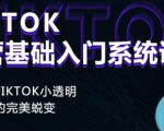 Tiktok实操进阶课程，体验从tiktok小透明到大佬的完美蜕变-致富资源库