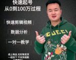 杰妮传媒·抖音快速起号核心实操课：教你新号快速起号，从0到100万过程-致富资源库