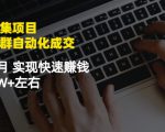 虚拟图集项目:矩阵站群自动化成交,3-5个月实现快速赚钱月入1W+左右-致富资源库