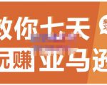 晟尧跨境·教你七天玩赚亚马逊,教你轻松玩赚亚马逊,适合小白学习-致富资源库