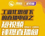 尼克派·工业化思维下的直播电商之短视频锤爆直播间,听话照做执行爆单-致富资源库