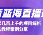 抖音最新蓝海直播玩法，3分钟赚30元，一天轻松1000+，只要你去直播就行【详细玩法教程】-致富资源库