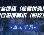 京东撸货全套课程（惊喜拼购），京东撸货项目深度解析（附软件）-致富资源库