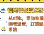 视频号变现运营,视频号+社群+直播,铁三角打通视频号变现系统-致富资源库