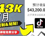 2022抖音国际版Tiktok赚钱项目：每天上传一个视频就轻松月入$43200-致富资源库