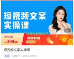 小秋·短视频文案实操课,从0到1教你做短视频的经验技巧-致富资源库