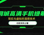 同城高清手机绿幕，直播间现实与虚拟的混搭技术，老板商家必看！-致富资源库