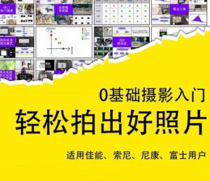0基础摄影入门,轻松拍出好照片(适用佳能、索尼、尼康、富士用户)-致富资源库