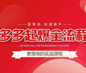 互力-多多新品打爆全流程，拼多多14天拉搜索自然流量，更落地·快速提升-致富资源库