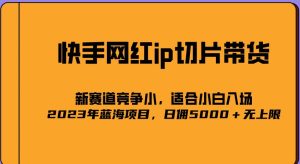 2023爆火的快手网红IP切片，号称日佣5000＋的蓝海项目，二驴的独家授权-致富资源库