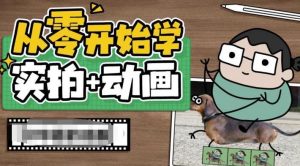 从零开始学实拍加动画,实拍加动画创意教程-致富资源库
