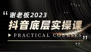 蟹老板·2023抖音底层实操课,打造短视频的底层认知-致富资源库