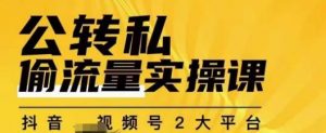 群响公转私偷流量实操课,致力于拥有更多自持,持续,稳定,精准的私域流量!-致富资源库