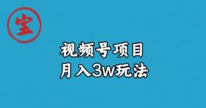 宝哥视频号无货源带货视频月入3w,详细复盘拆解-致富资源库