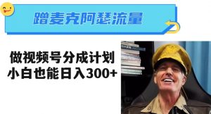 蹭麦克阿瑟热点，做视频号分成计划，小白三分钟一条日入300+【揭秘】-致富资源库