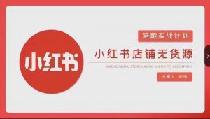 安琪-小红书店铺无货源实战,开店到售后全流程操作-致富资源库