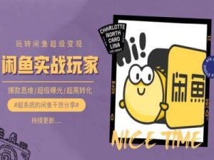 手把手教你0到1系统玩转闲鱼变现,爆款思维/超级曝光/超高转化-致富资源库