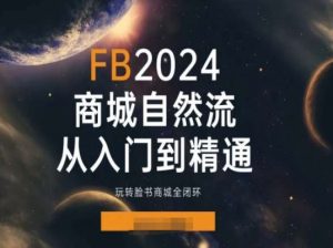 2024Faceboo商城自然流(从入门到精通)，玩转脸书商城全闭环-致富资源库