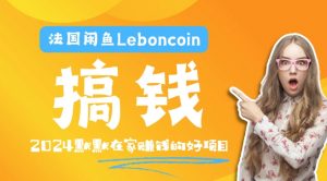 法国闲鱼Leboncoin跨境电商教程:环境邮箱电话解决产品上传及流量,悄悄赚钱【揭秘】-致富资源库