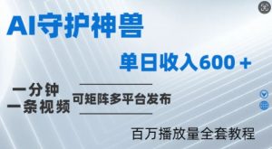 制作各省守护神，100多W播放量的视频只需要1分钟就能完成【揭秘】-致富资源库