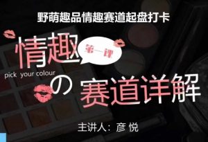 比高社群：情趣赛道训练营，野萌趣品情趣赛道起盘打卡，市场刚需项目-致富资源库