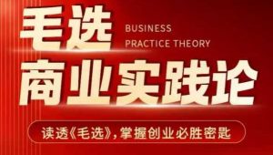 毛选商业实践论，读透《毛选》掌握创业必胜密匙-致富资源库